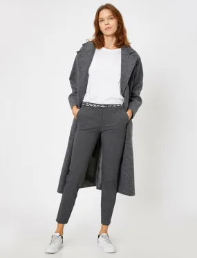 16323 Grey Pocket Detail Trousers