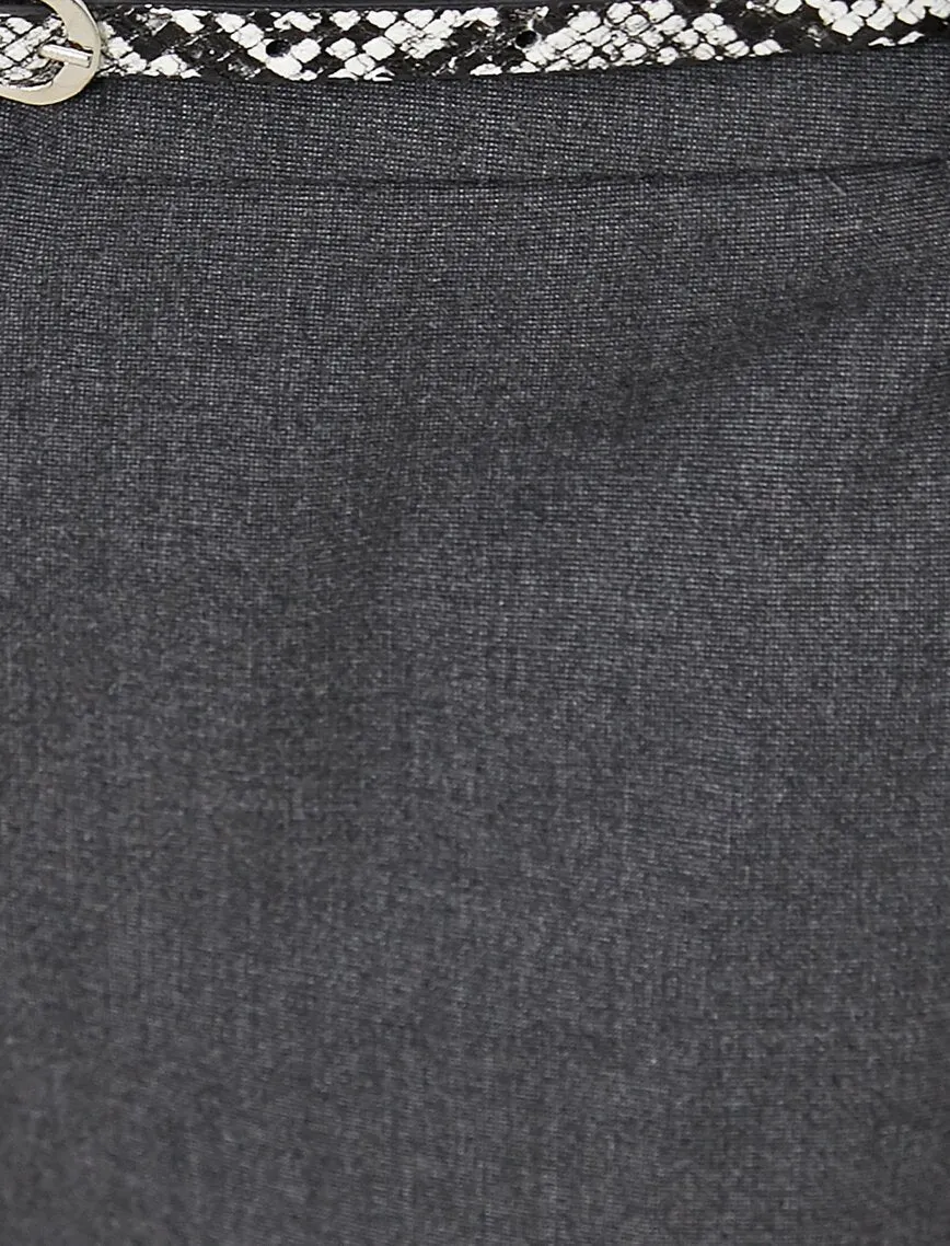 16323 Grey Pocket Detail Trousers