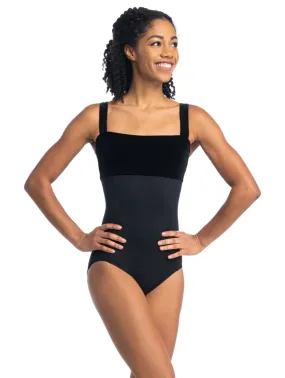 Ainsliewear | Square Neck Leotard | Black   Velvet