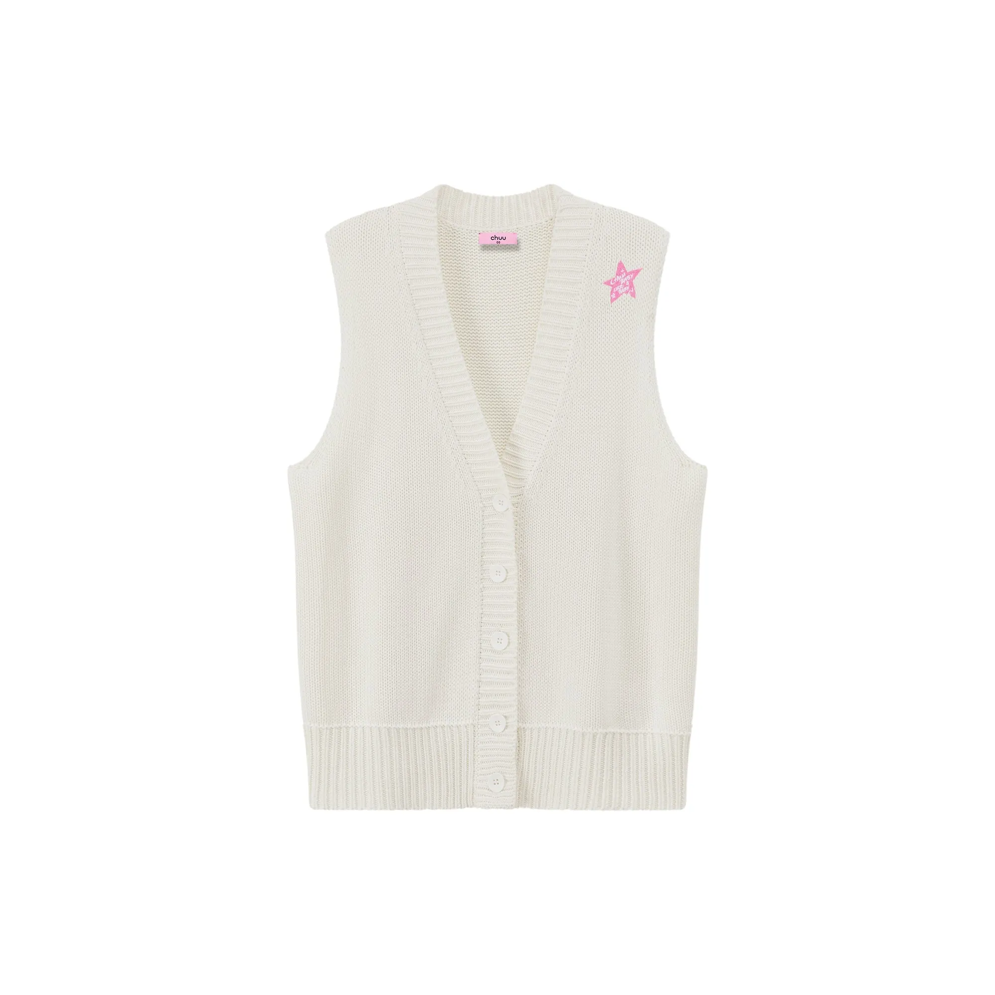 Anymore Overfit Button Vest