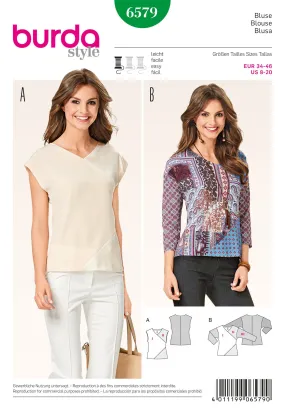 BD6579 Burda Style Pattern 6579 Blouse