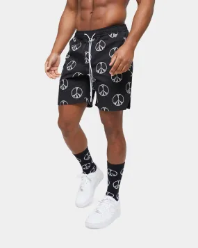 Carre Peace All Over Hardi Shorts Black