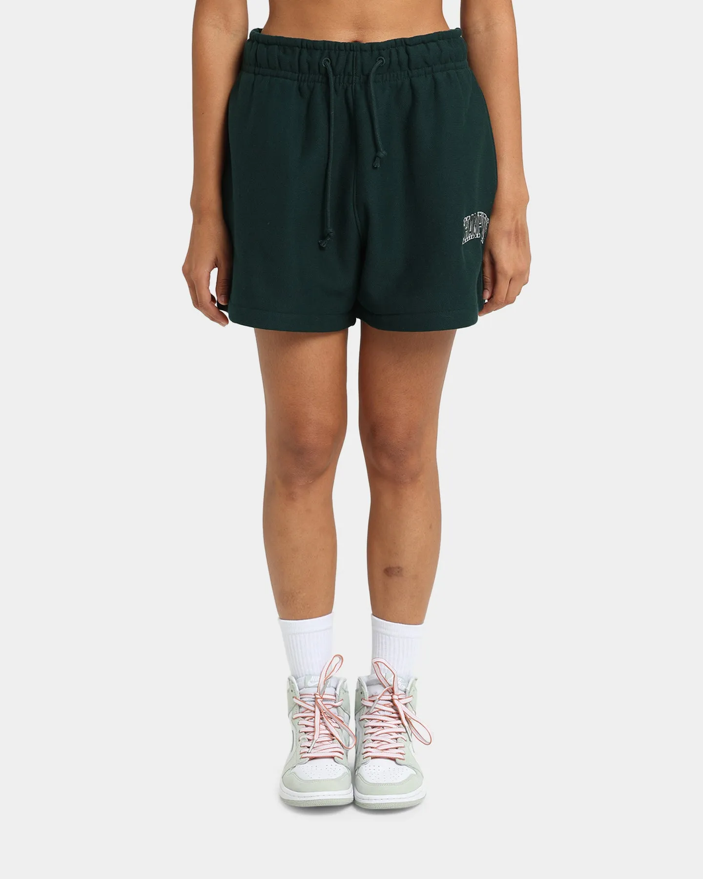 Champion Women's Reverse Weave Varsity Shorts Mid Field