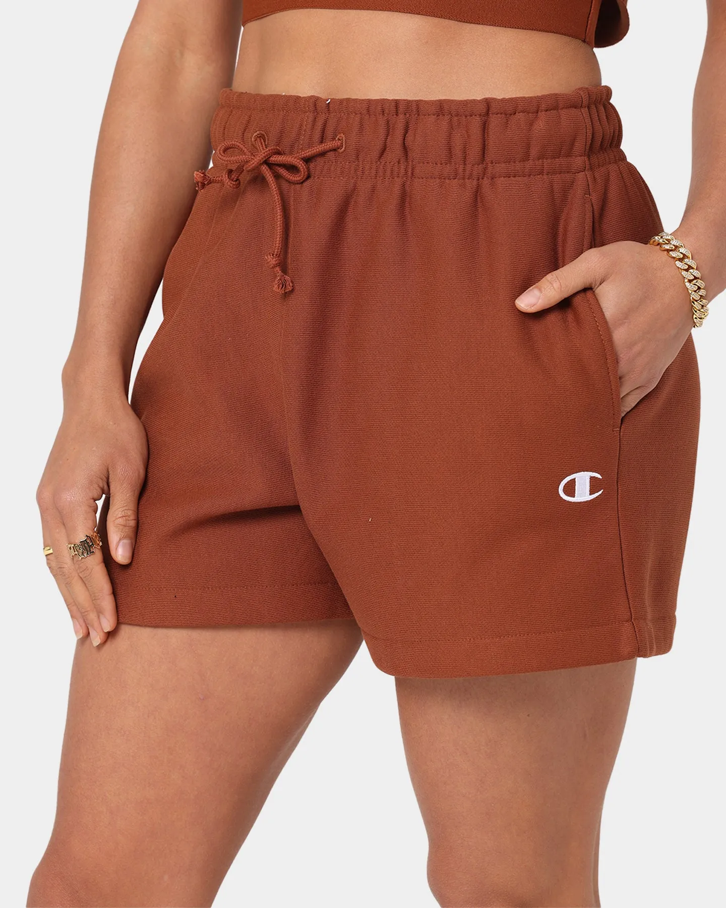 Champion Women's RW GD Shorts Canyon Rock Brown