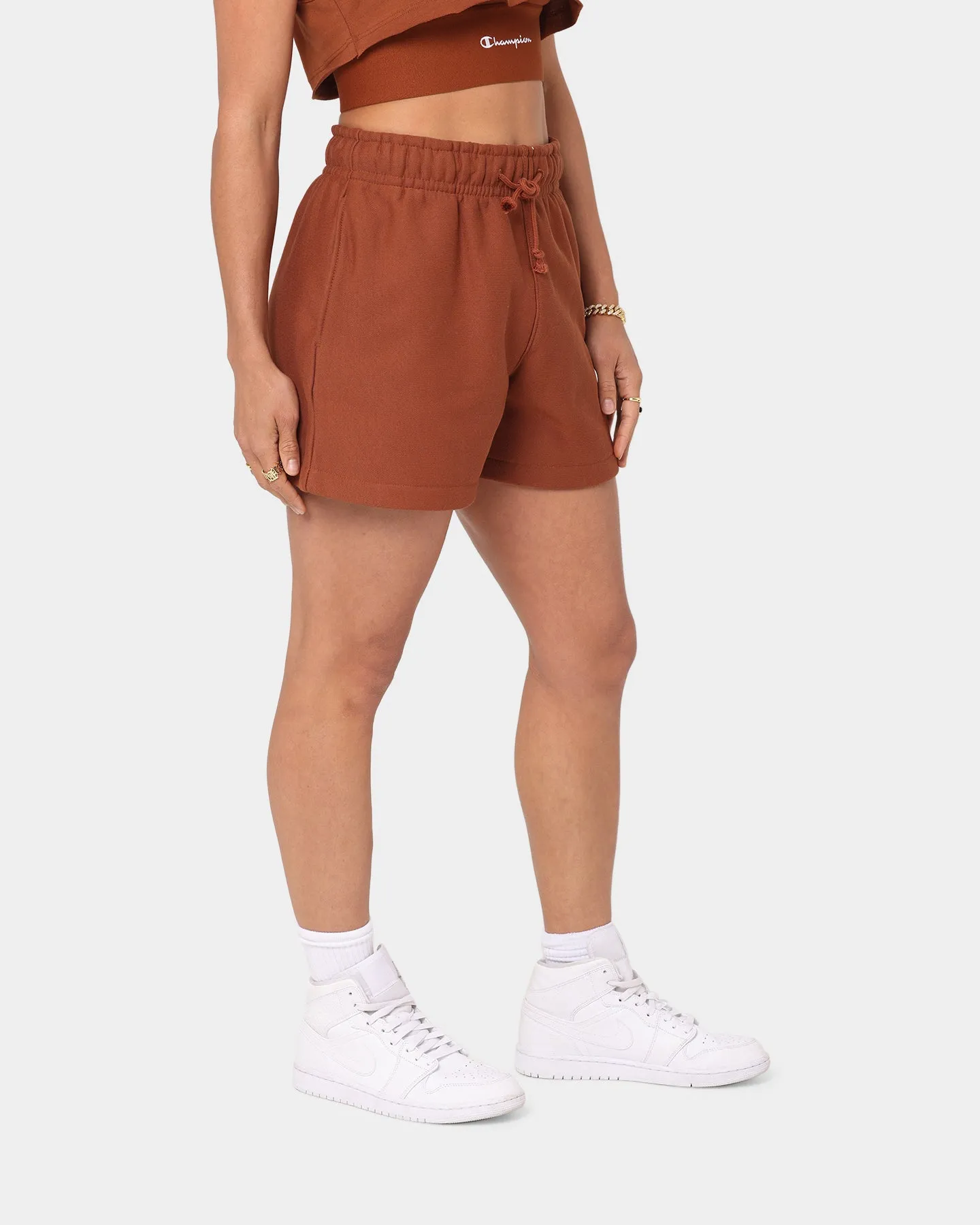 Champion Women's RW GD Shorts Canyon Rock Brown