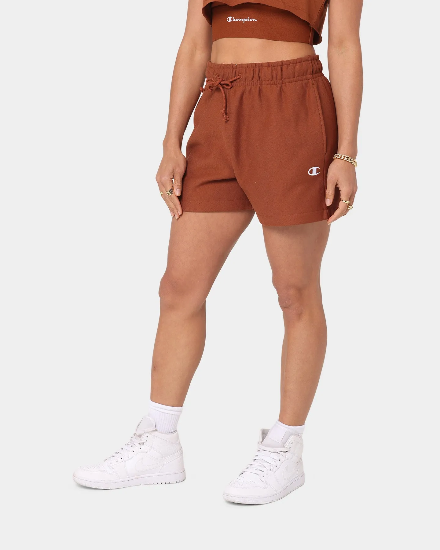 Champion Women's RW GD Shorts Canyon Rock Brown