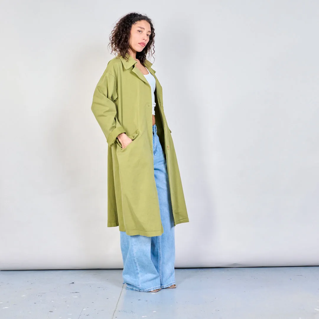 Classic long trench coat wholesale