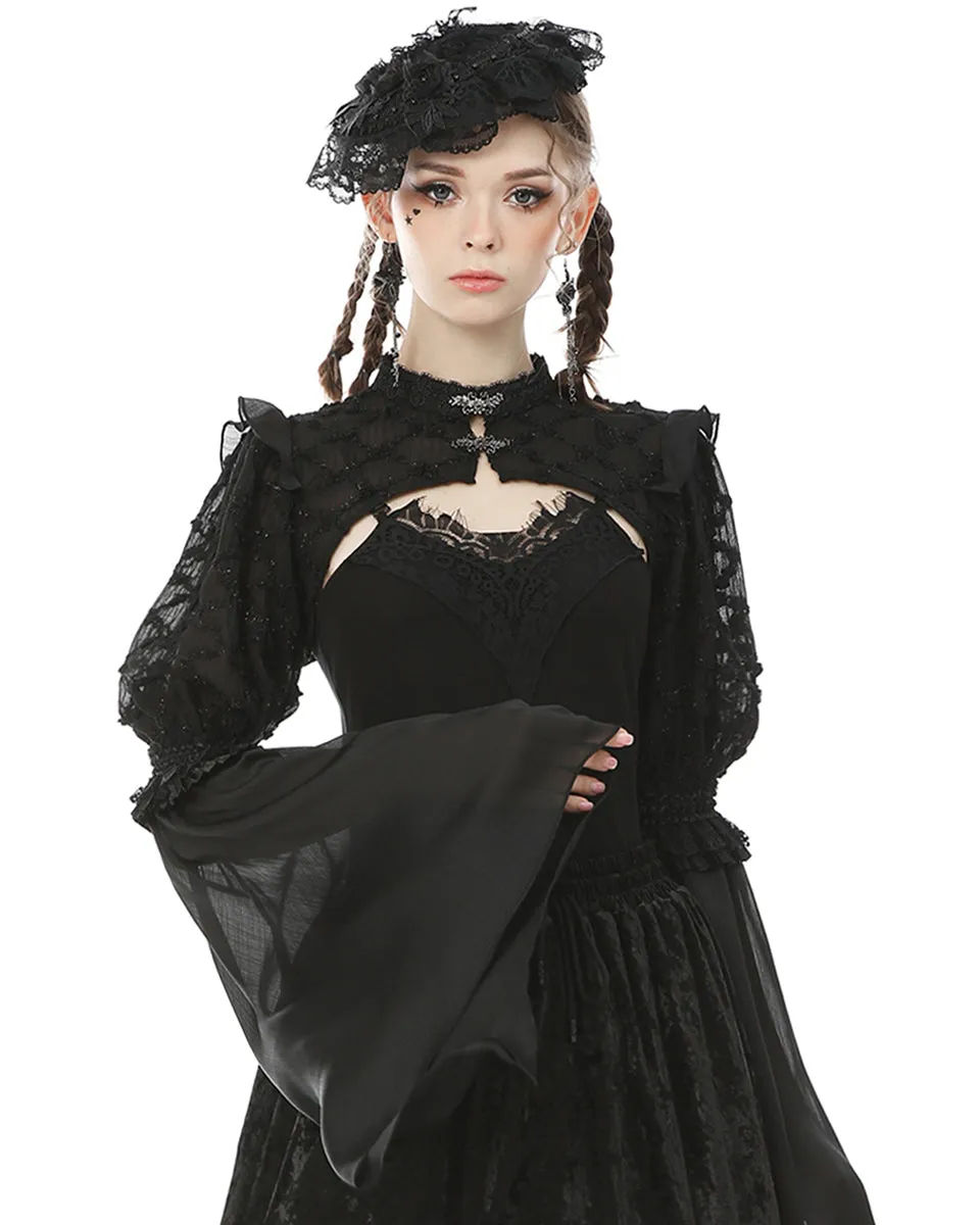 Dark In Love Chrysanthia Gothic Bolero Shrug