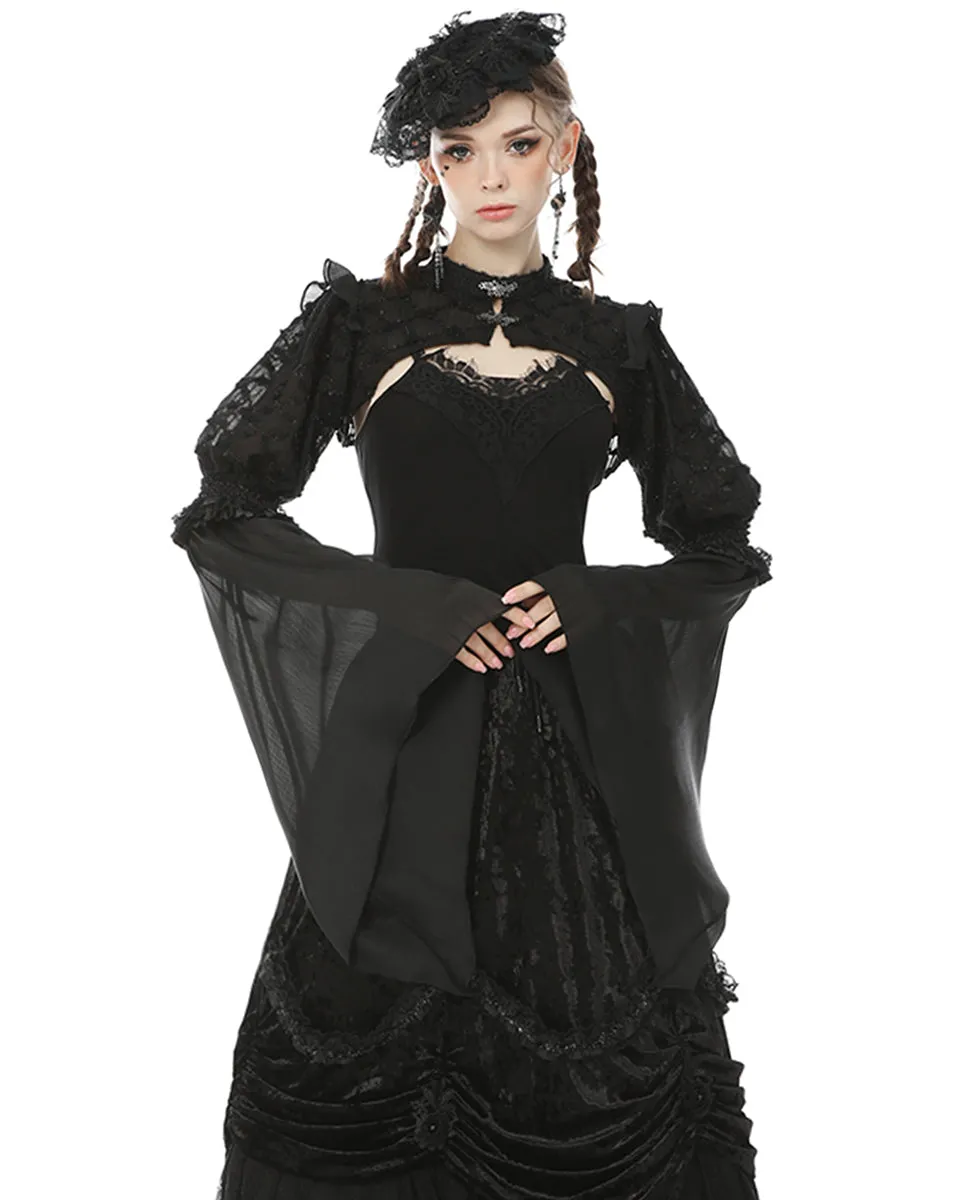 Dark In Love Chrysanthia Gothic Bolero Shrug