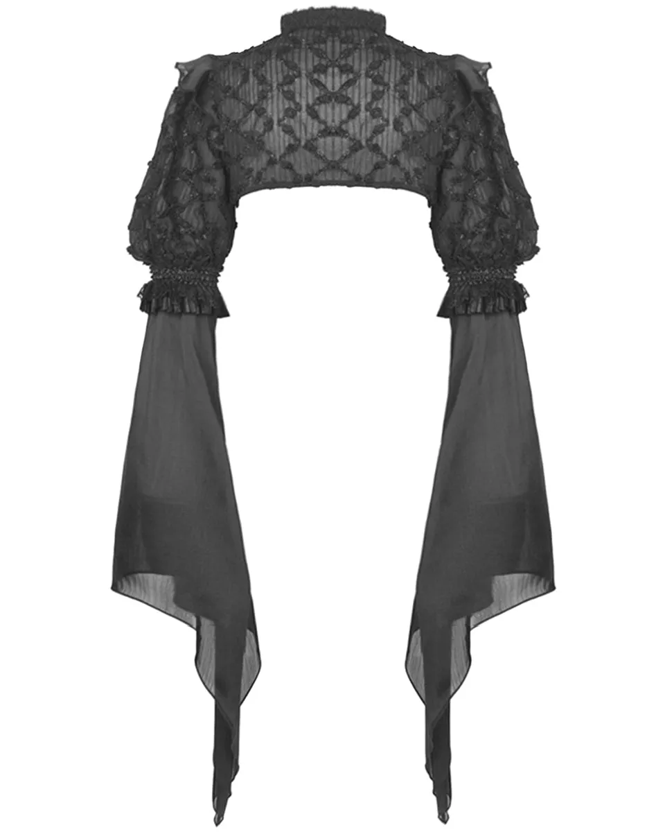 Dark In Love Chrysanthia Gothic Bolero Shrug