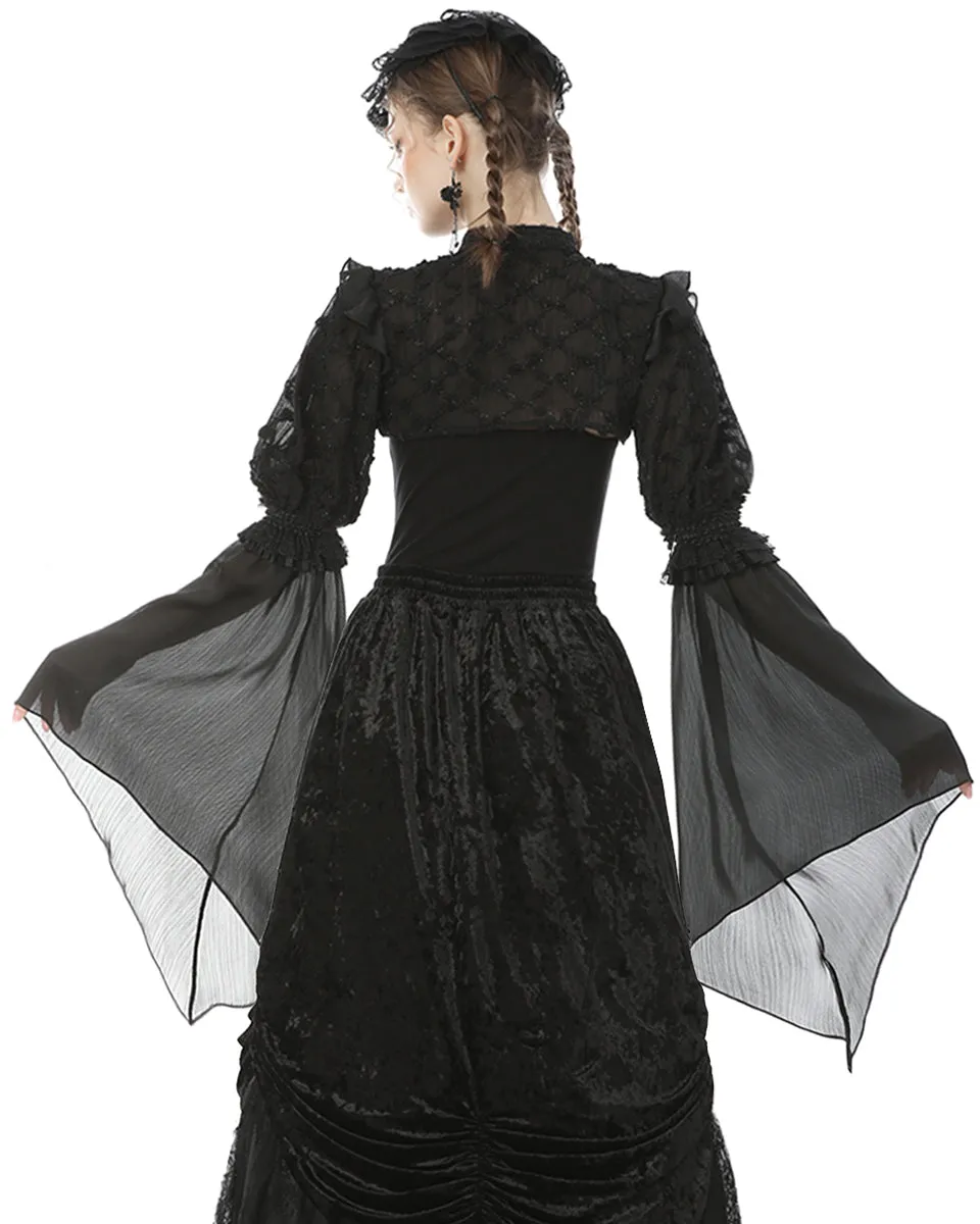 Dark In Love Chrysanthia Gothic Bolero Shrug