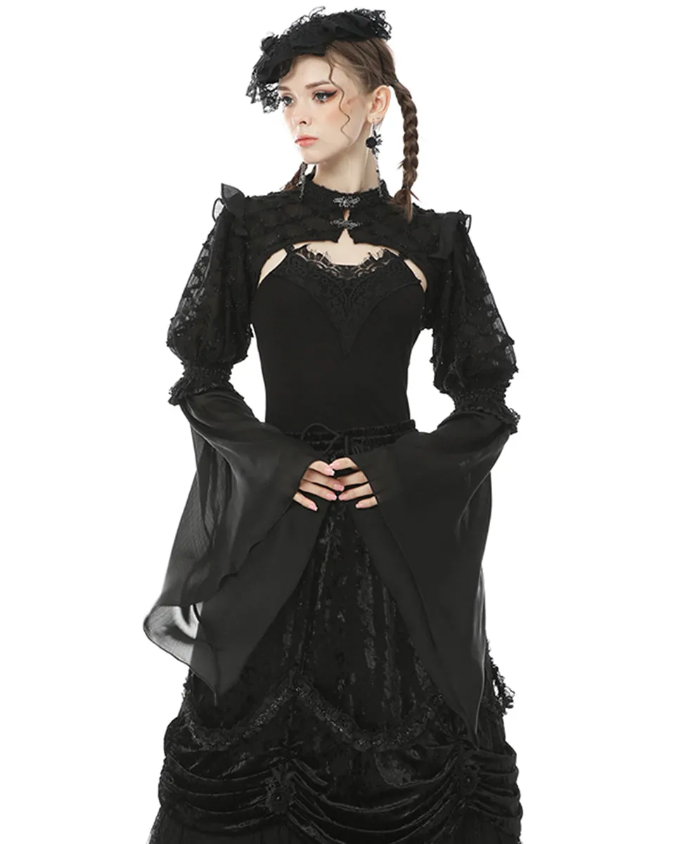 Dark In Love Chrysanthia Gothic Bolero Shrug