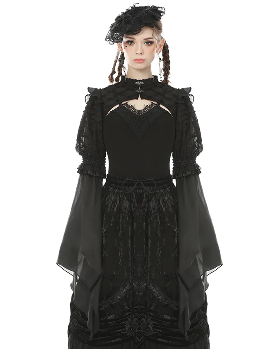 Dark In Love Chrysanthia Gothic Bolero Shrug