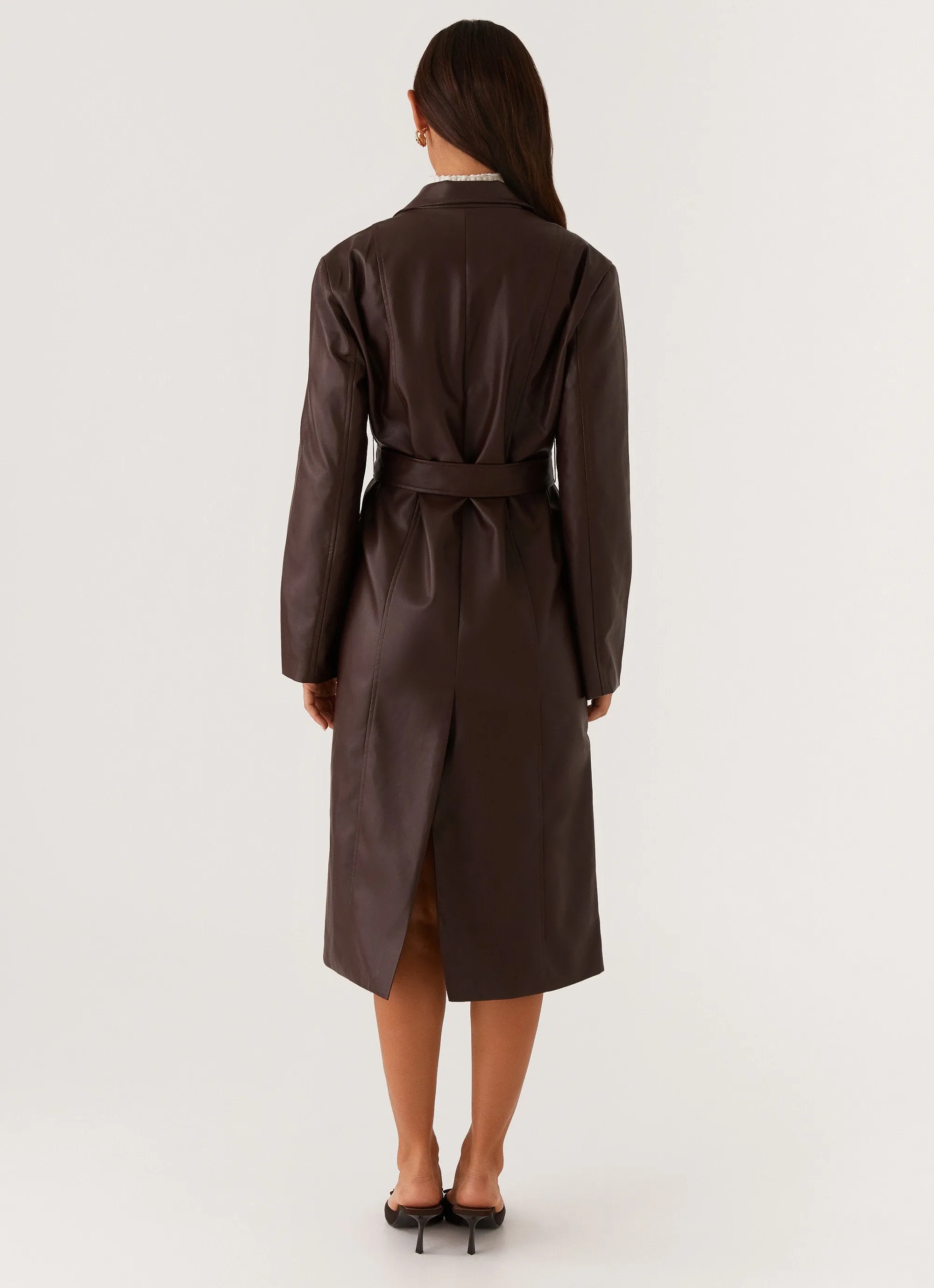 Dixie Trench Coat - Chocolate