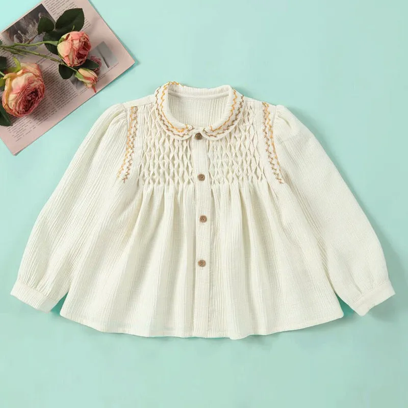 Embroidered Baby&Girls Blouse