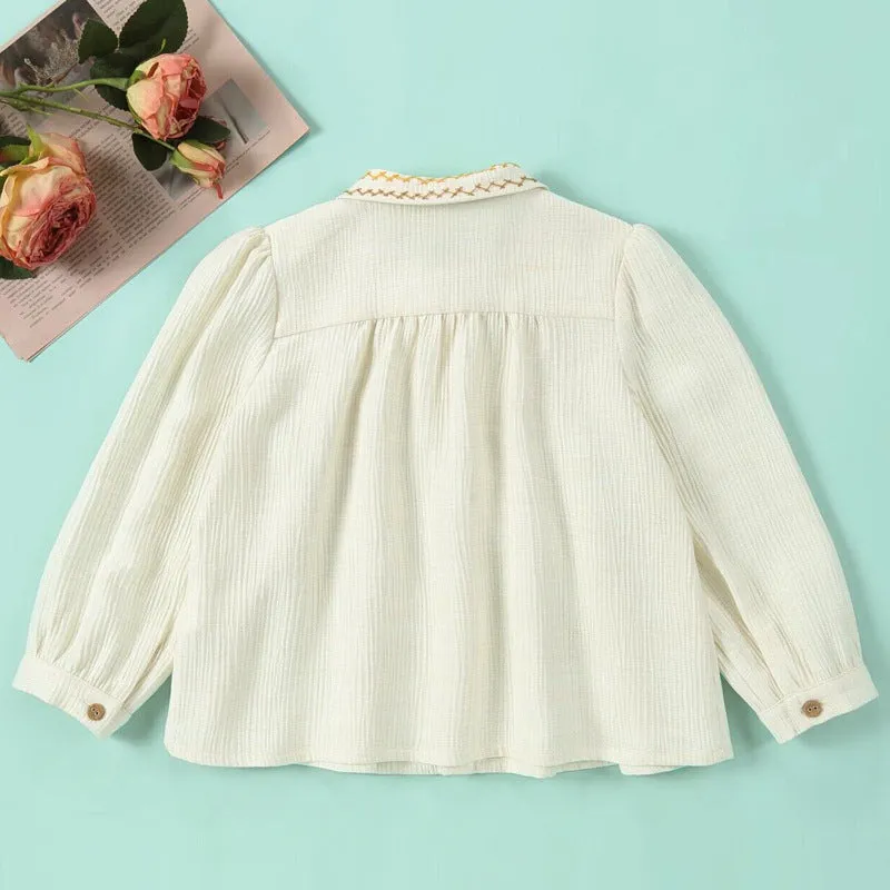 Embroidered Baby&Girls Blouse