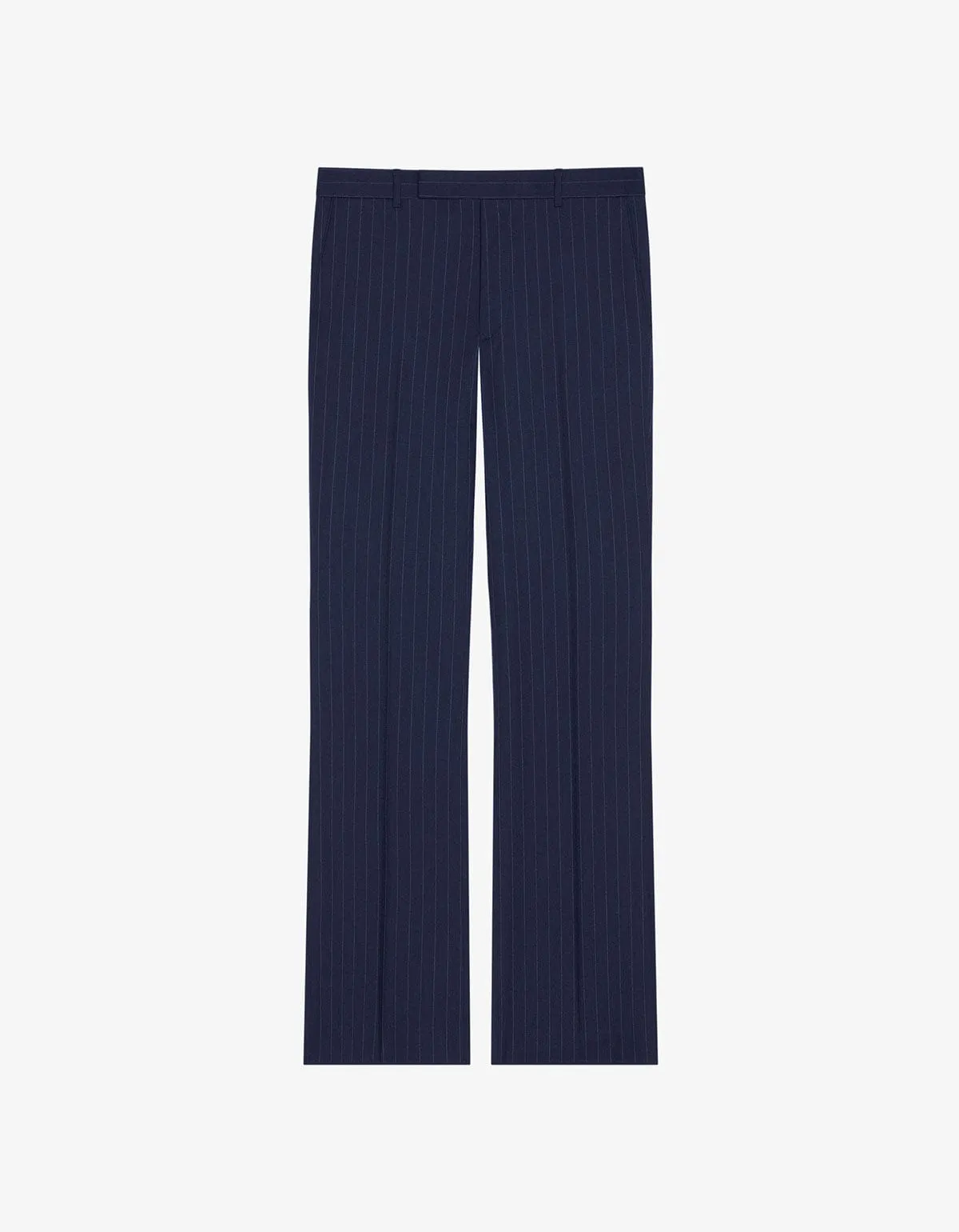 Givenchy Blue Striped Wool Trousers