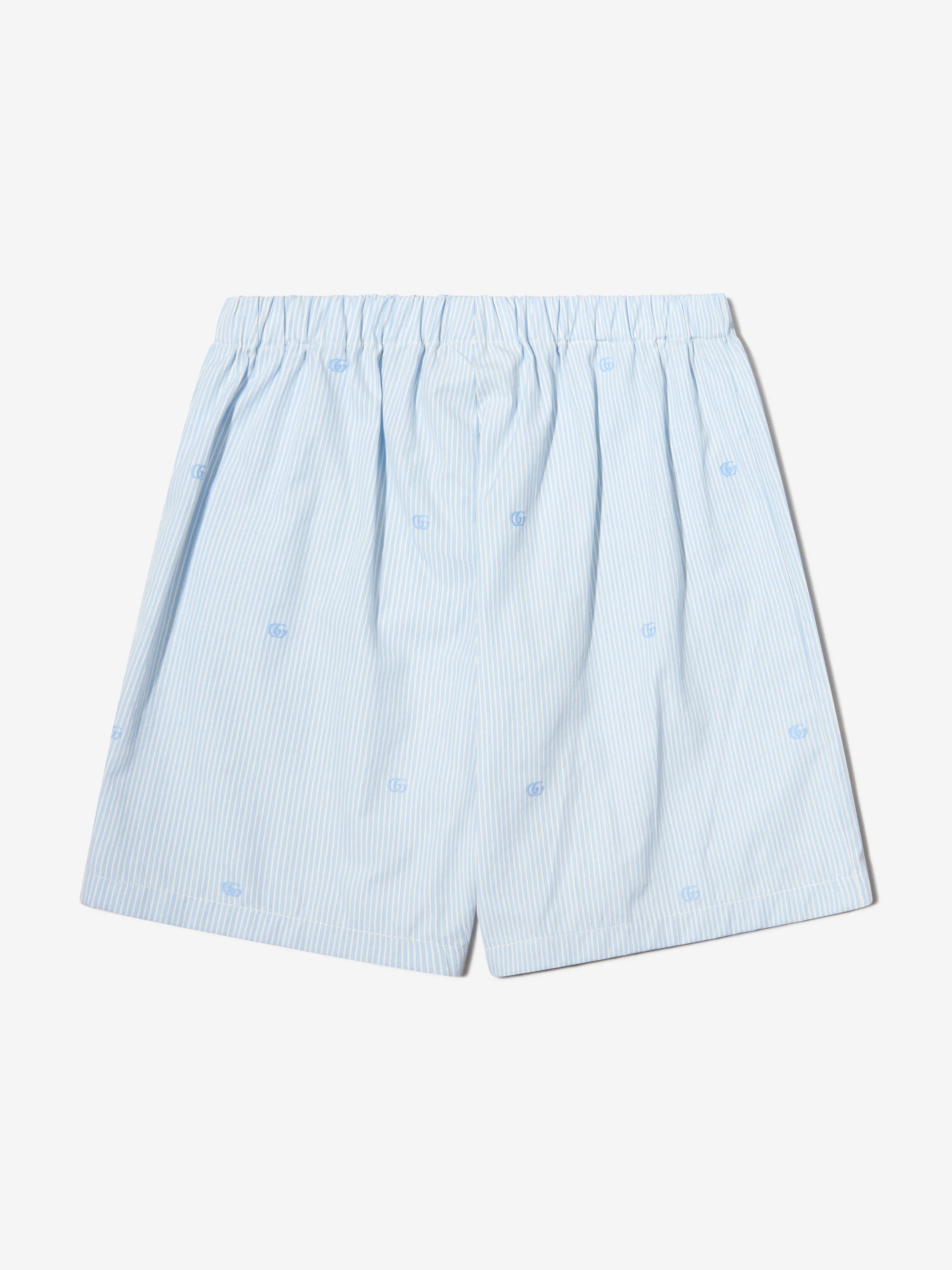 Gucci Baby Boys Cotton Embroidered Shorts