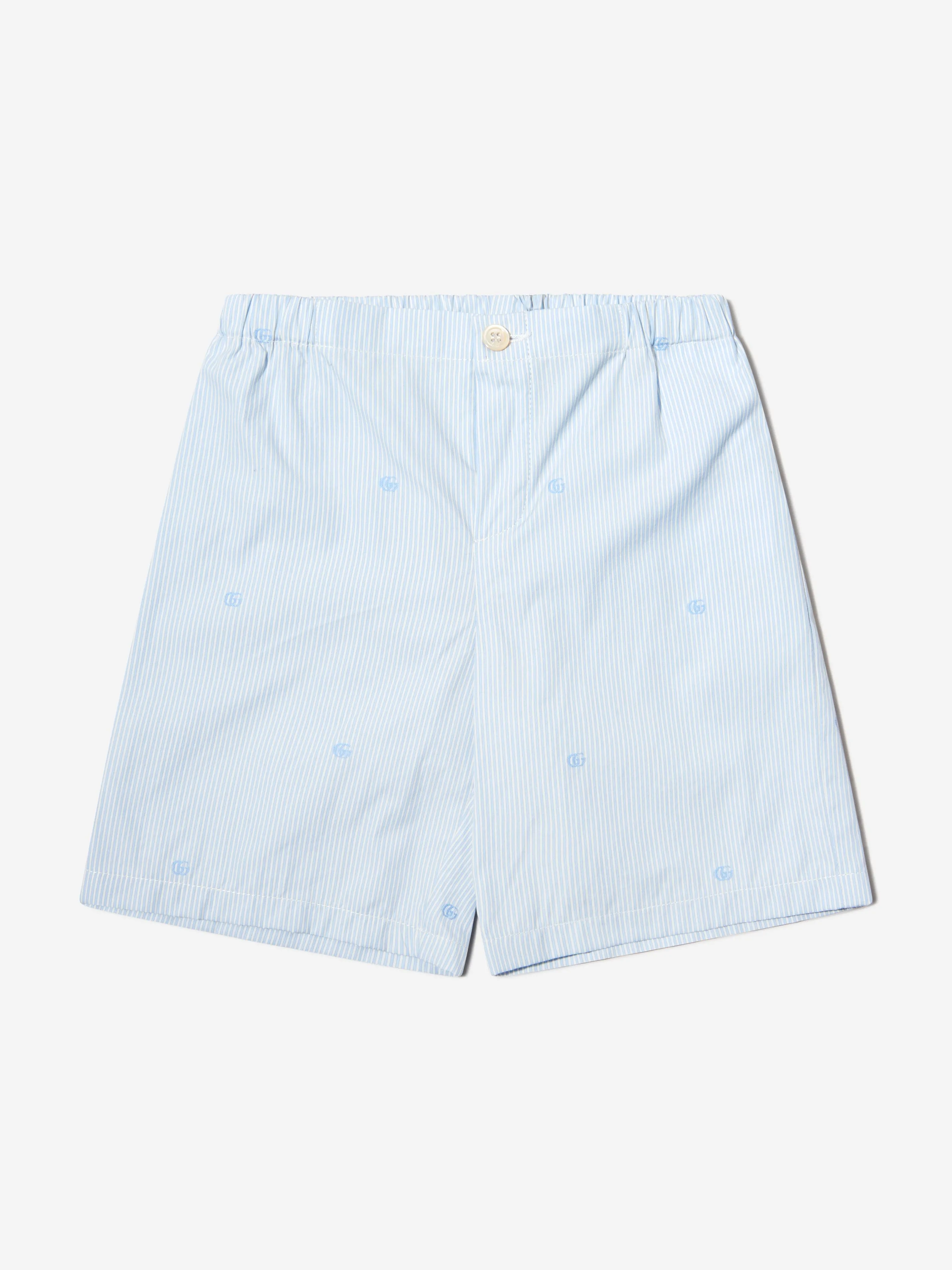 Gucci Baby Boys Cotton Embroidered Shorts