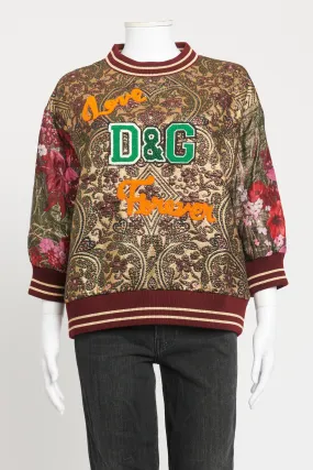 Jacquard Love D&G Forever Preowned Sweatshirt