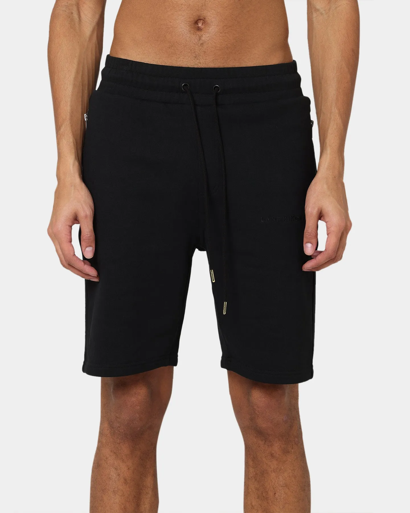 Last Kings Chain Fleece Shorts Black