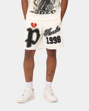 Loiter Paradise Fleece Shorts White