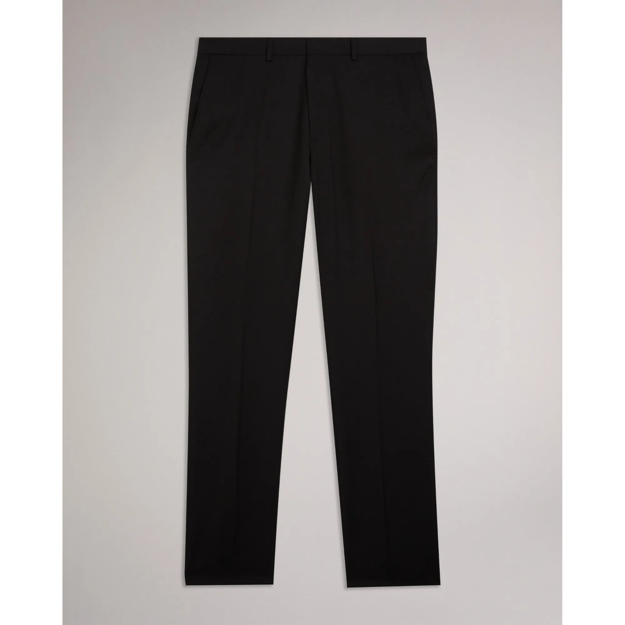 Men Mps-Dundets-Slim Black Twill Suit Trouser - Black