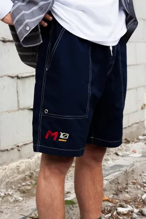 MP-800-M3 - Embroidered Sailing Shorts - Navy