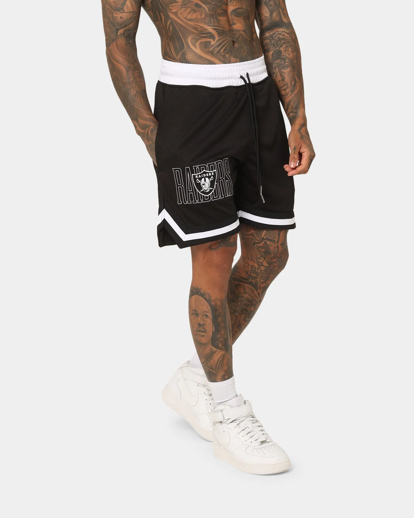 New Era Las Vegas Raiders Mesh Shorts Black