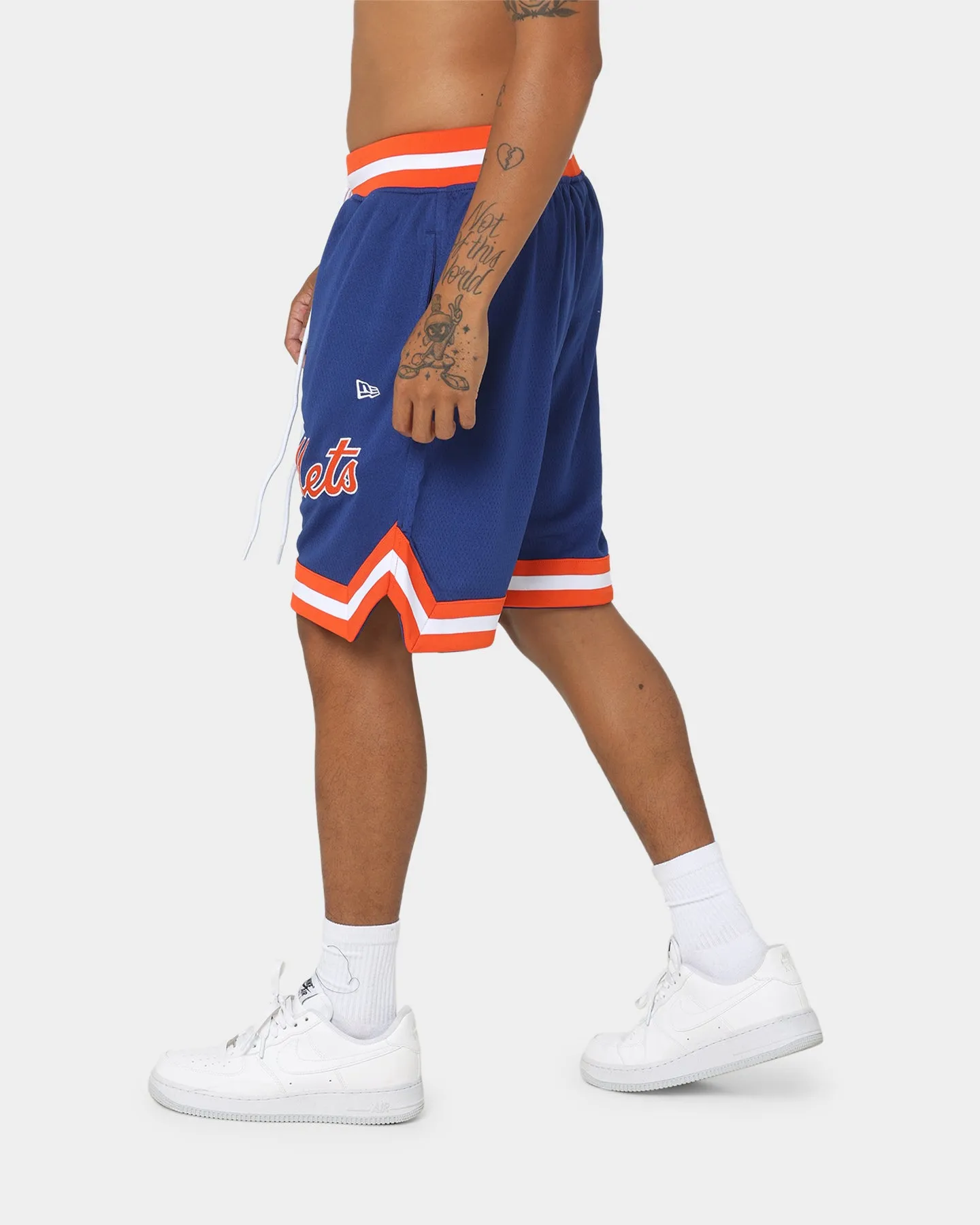 New Era New York Mets Official Team Colours Shorts Blue