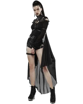 Punk Rave Hellcaster Womens Dieselpunk Harness Cloak Cape