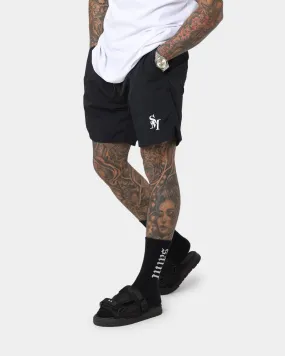 Saint Morta Cali Beach Shorts Black/White