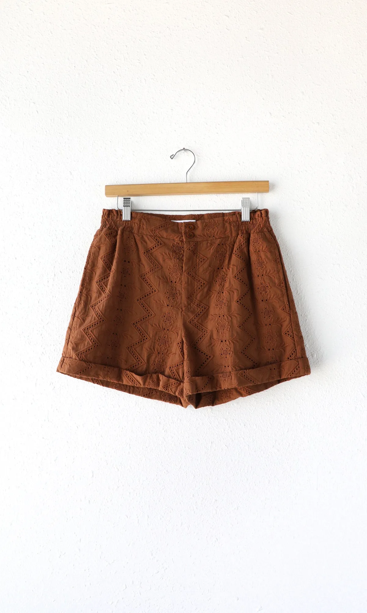 Shelli Cotton Eyelet Shorts