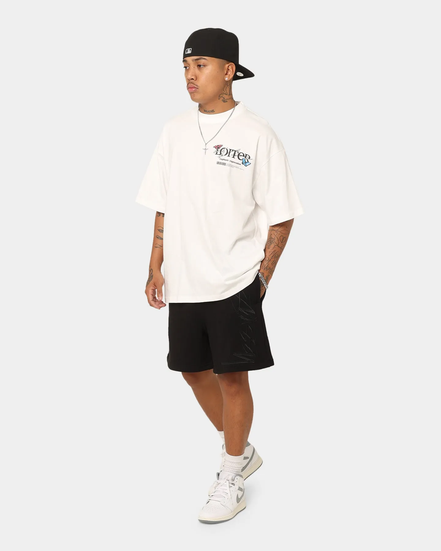 Stussy Solid Stock Embroidered Trackshorts Black