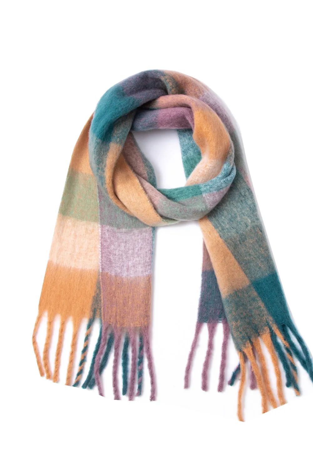 Tassel Fringe Scarf - Soft Polyester for Everyday Wear