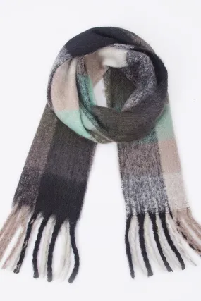 Tassel Fringe Scarf - Soft Polyester for Everyday Wear