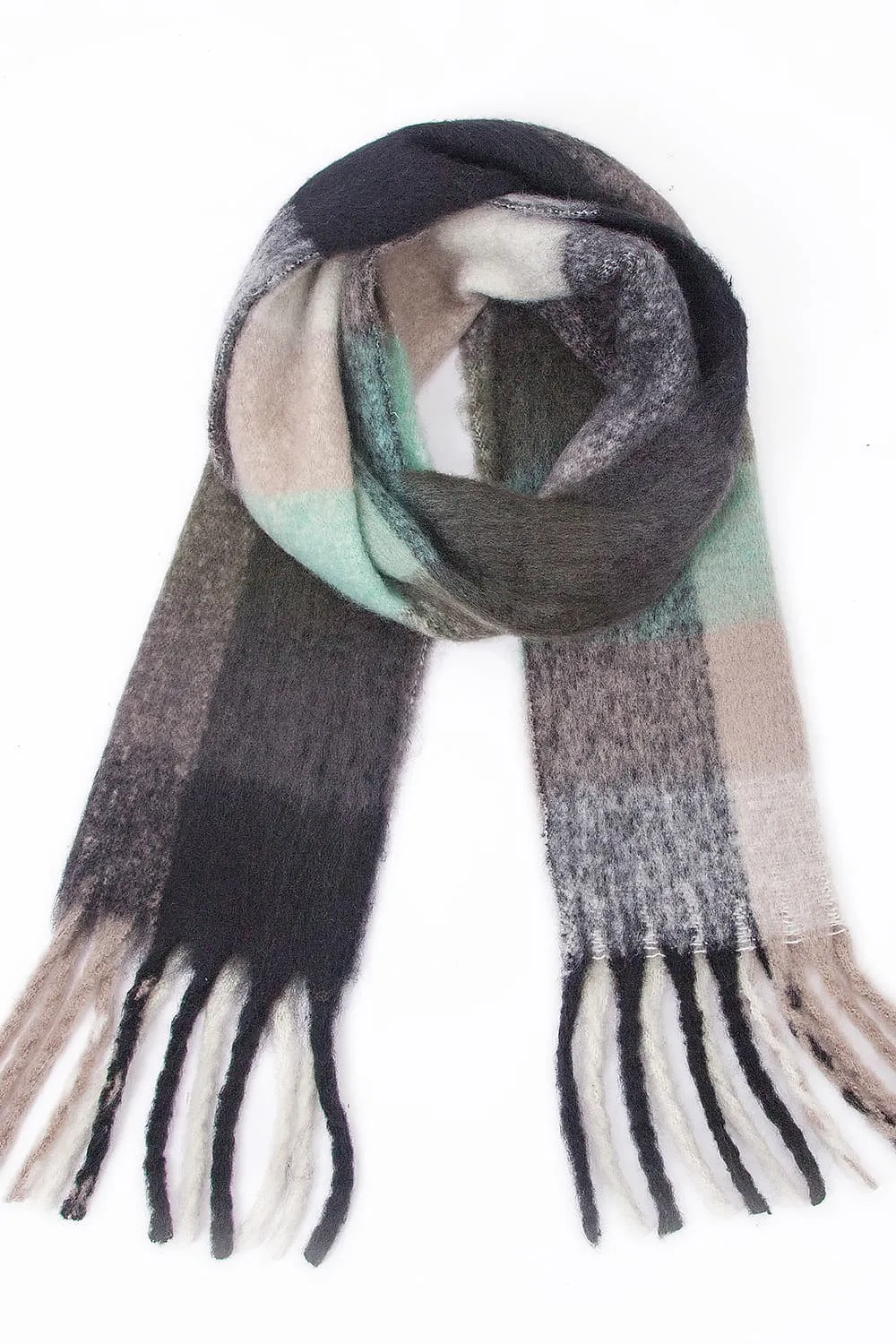 Tassel Fringe Scarf - Soft Polyester for Everyday Wear