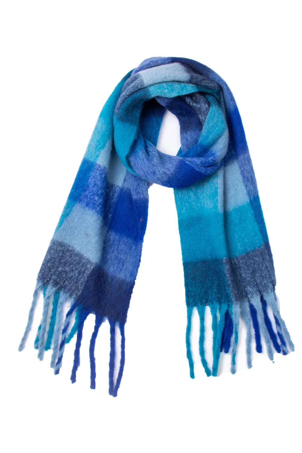 Tassel Fringe Scarf - Soft Polyester for Everyday Wear