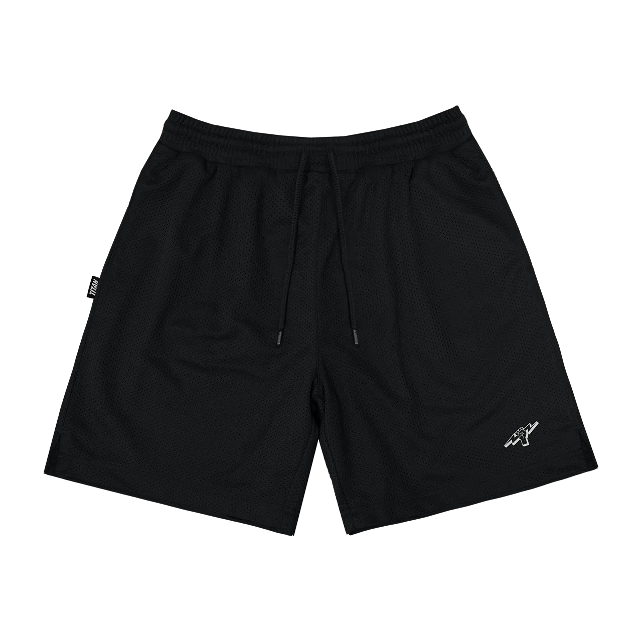 Titan Staples Fist Logo Performance Shorts - Black