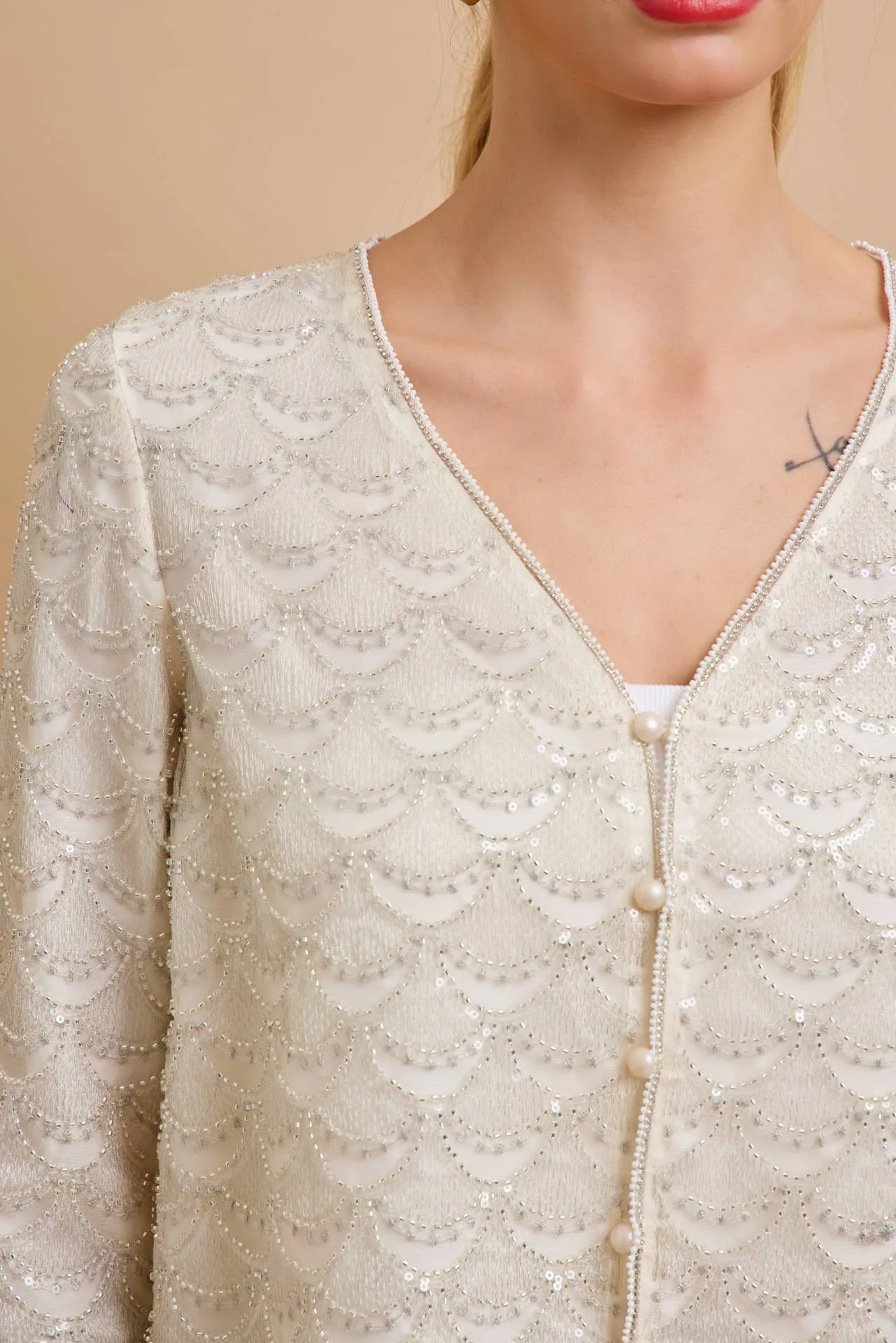 Vesper Beaded Cardigan