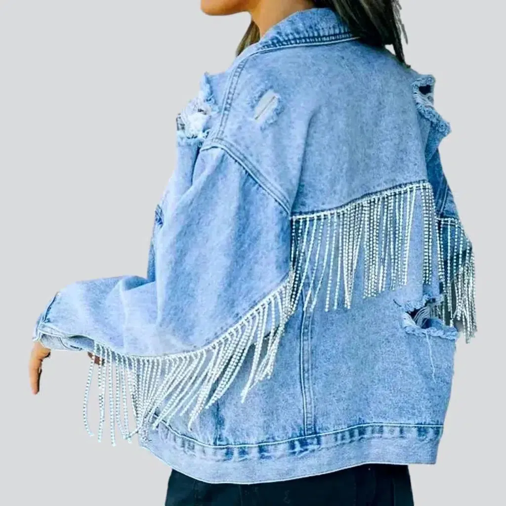 Vintage jean jacket
 for ladies