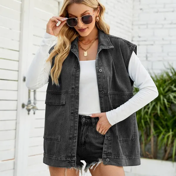 Women’s Denim Vest