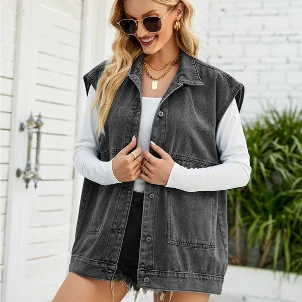 Women’s Denim Vest