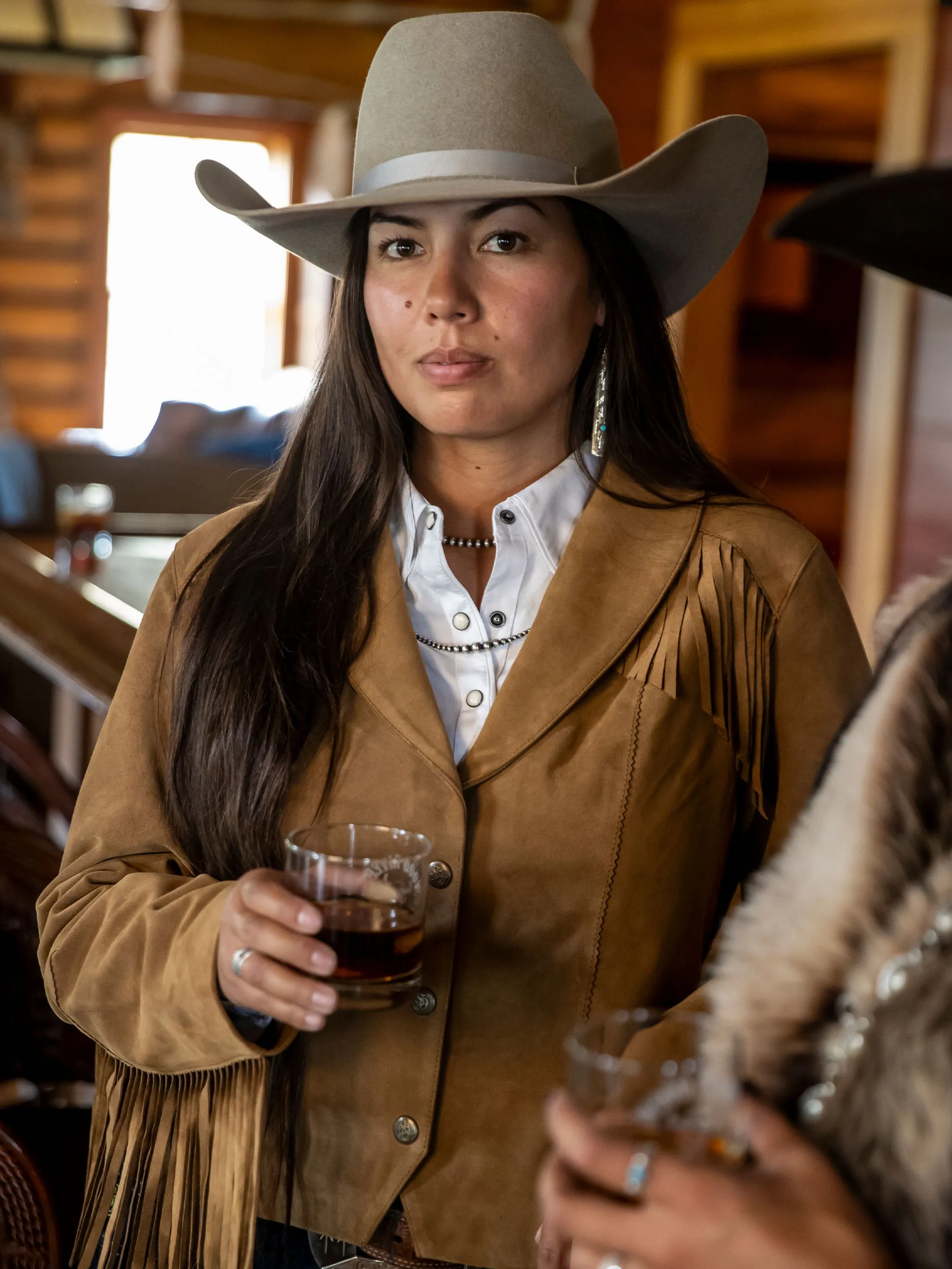 Women's Suede Fringe Jacket