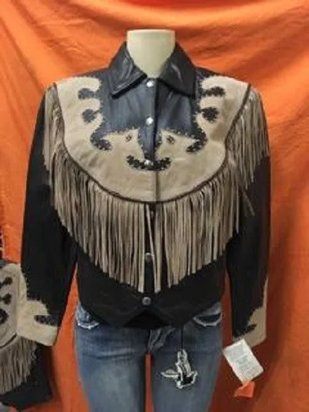 Women's Western Style Braid and Fringe Detail 9731J