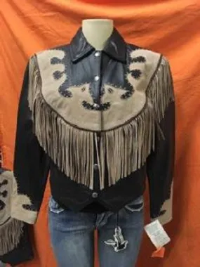 Women's Western Style Braid and Fringe Detail 9731J