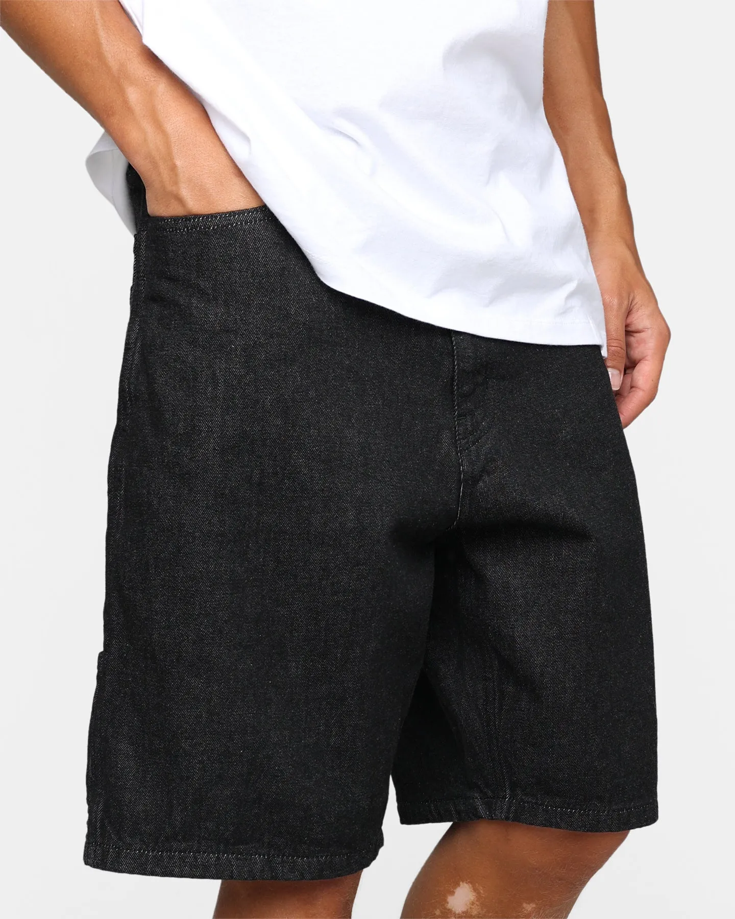 X-Large Denim Painter Shorts Black